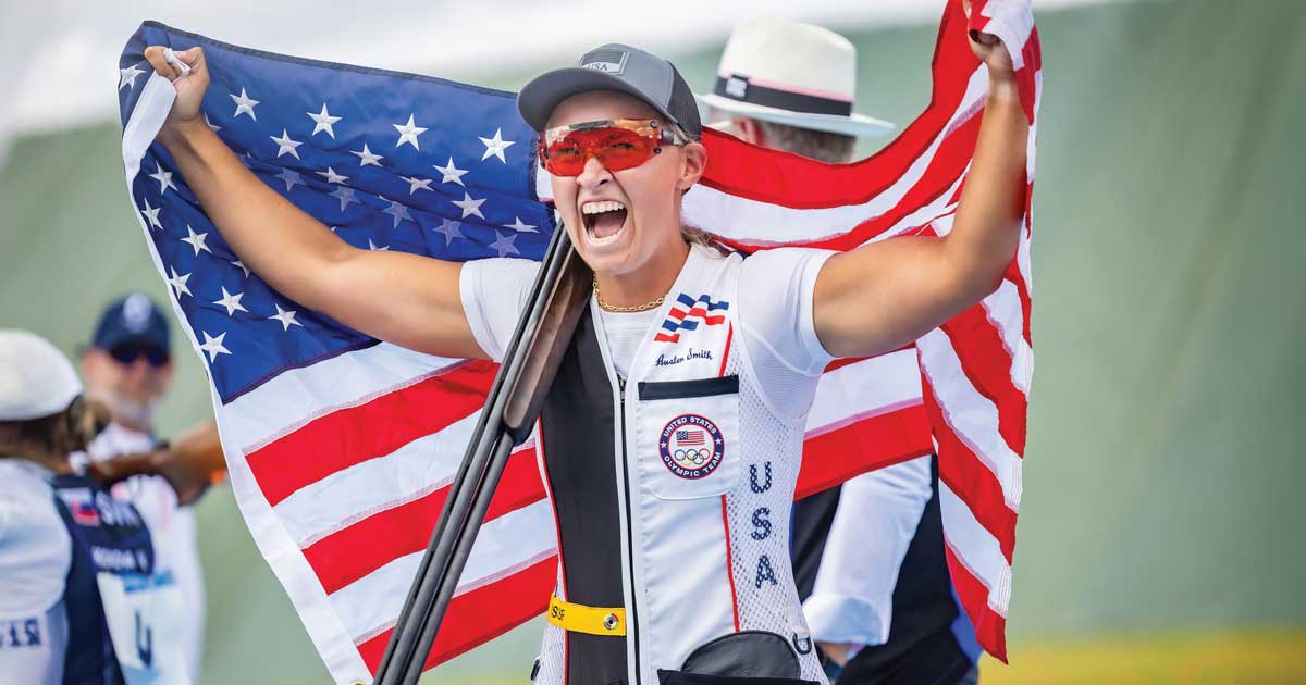 Austen Smith, an aerospace engineering major, is a two-time Olympic medalist.